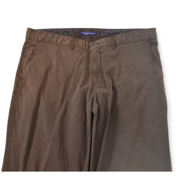 English Laundry Men’s Brown Chino Pants 36W x 32L Cotton Blend Casual Trousers - Picture 1 of 4